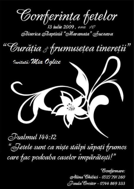invitatie conferinta fetelor 13 iul 09