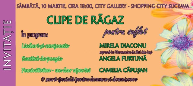 invitatie Clipe de ragaz pentru suflet