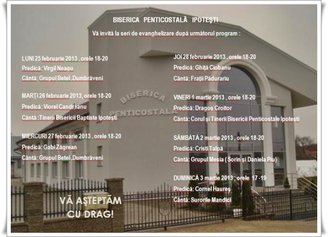 biserica penticostala Ipotesti