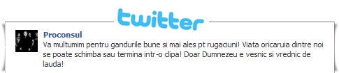 mesaj dupa accident Proconsul