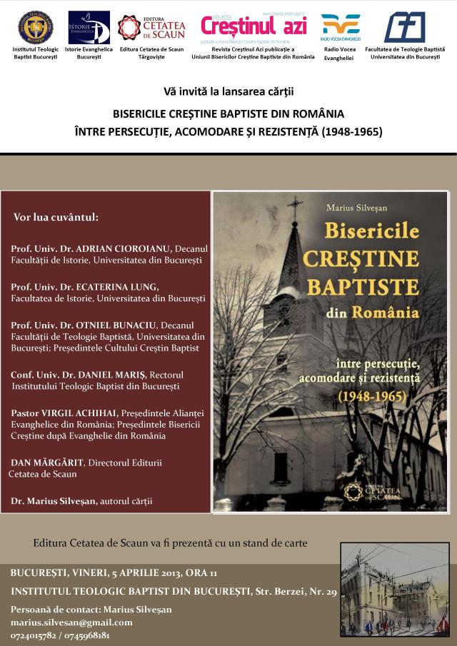 bisericile crestine baptiste intre persecutie acomodare si rezistenta