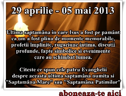 saptamana patimilor