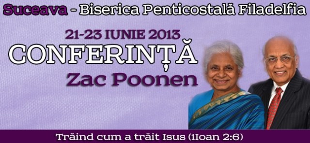 Zac Poonen la Suceava