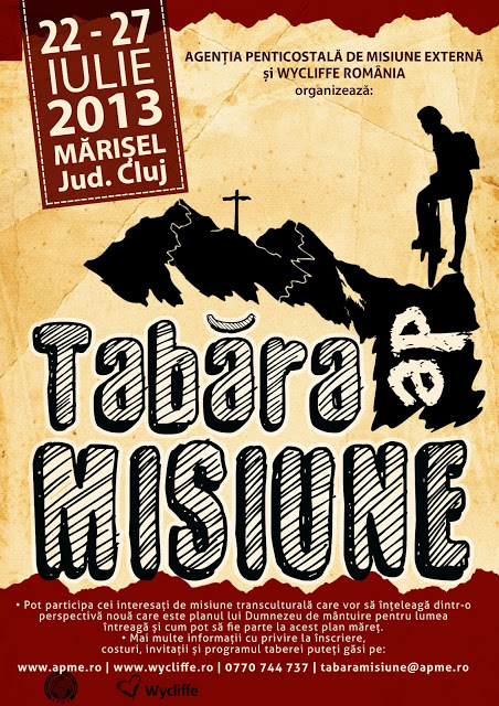 Afis TABARA MISIUNE