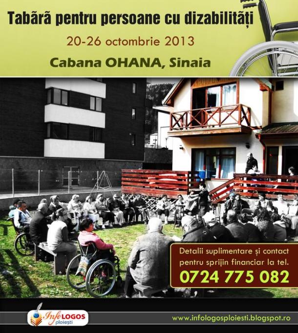 tabara persoane cu dizabilitati