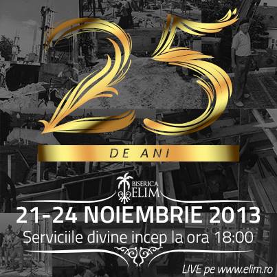 Biserica Elim 25 de ani