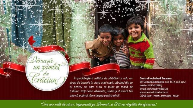 Daruieste un zambet de Craciun 2013