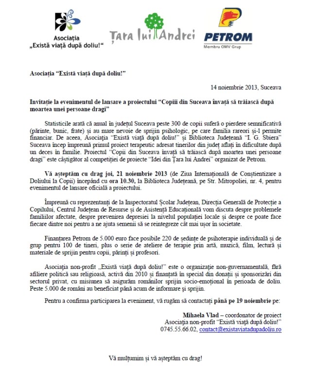 exista viata dupa doliu