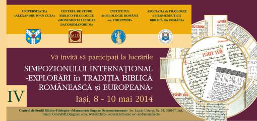 Simpozionul International Explorari in traditia biblica romaneasca si europeana