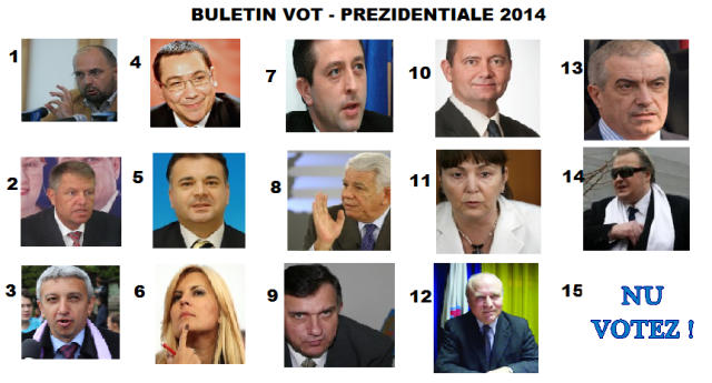 BULETIN DE VOT 2014