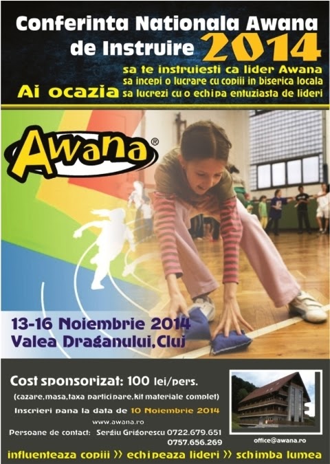 Conferinta nationala AWANA 2014