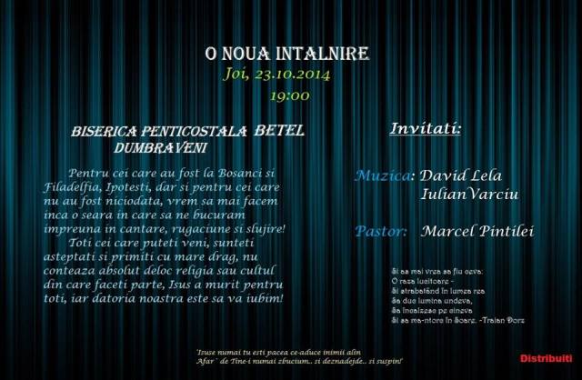 Intalnire de tineret la Betel Dumbraveni