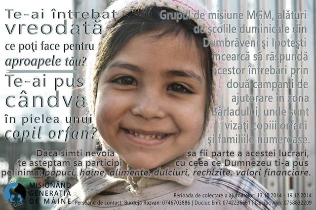 Misionand Generatia de maine