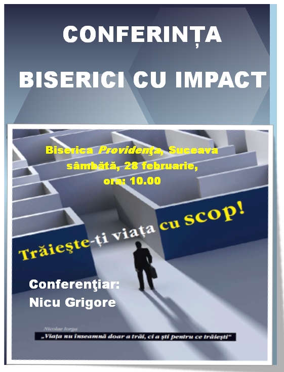 Conferinta Biserici cu impact