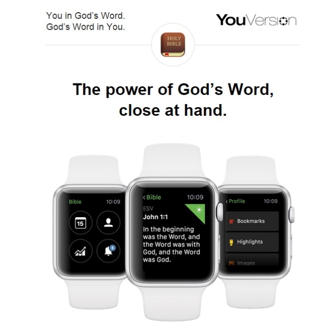 you version on apple watch