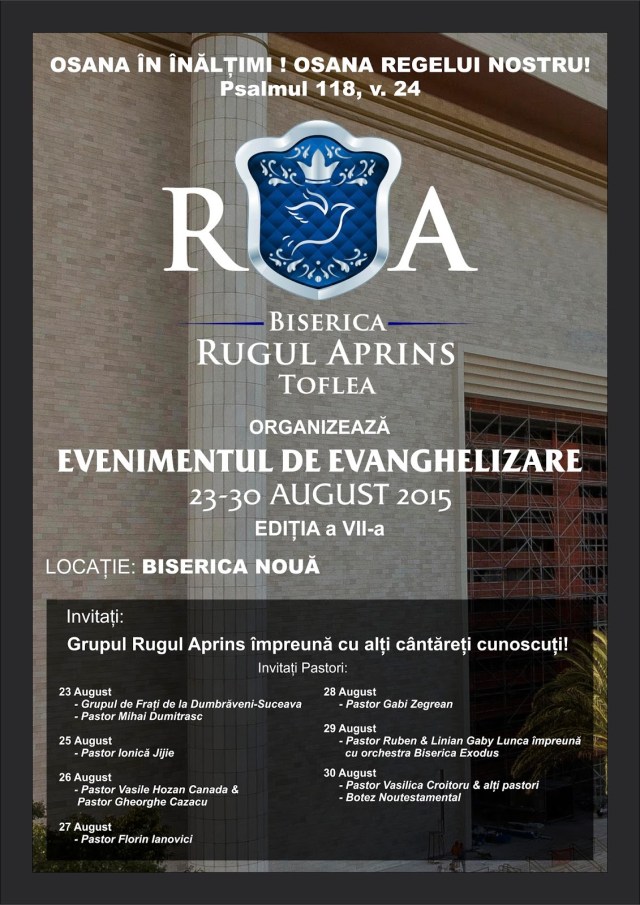 afis toflea  Rugul Aprins