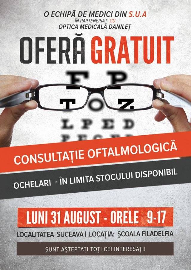 consultatie oftalmologica Suceava