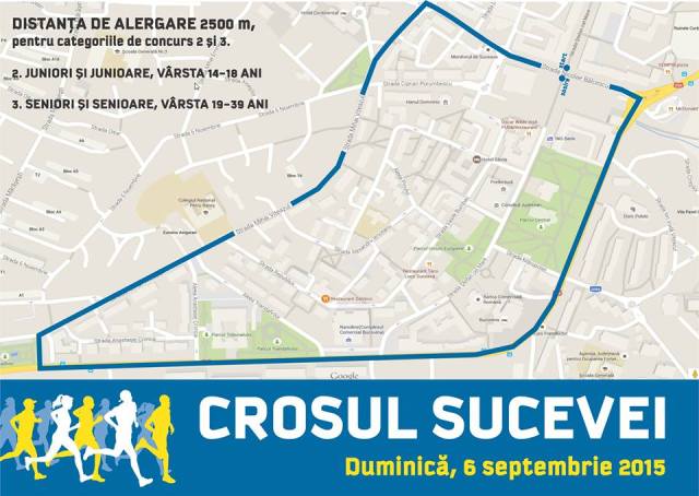 traseu 2500m Cross Suceava