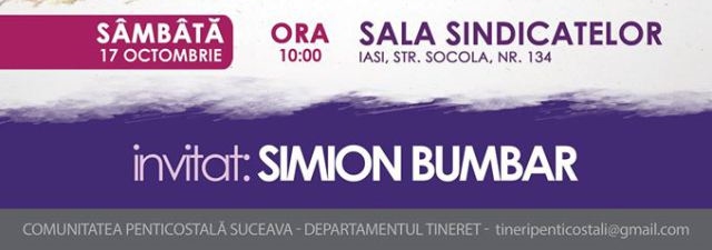 Conferinta tinerilor penticostali Iasi 2015