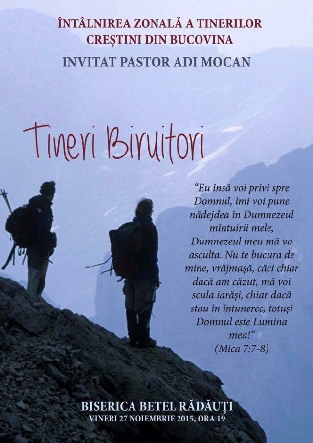 Conferinta de tineret la Radauti