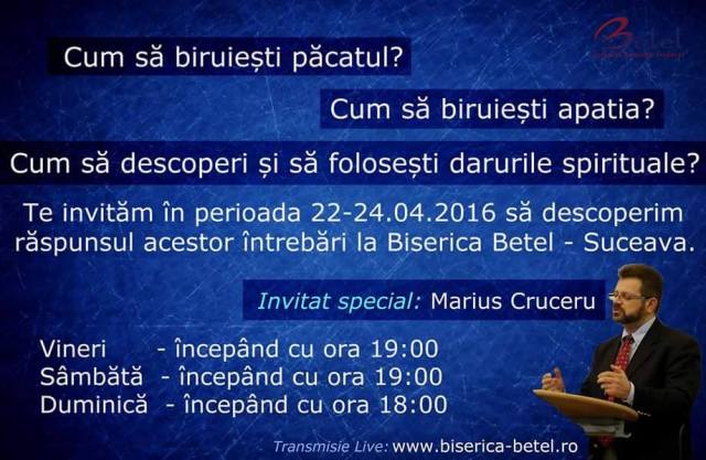 Marius Cruceru la Suceava