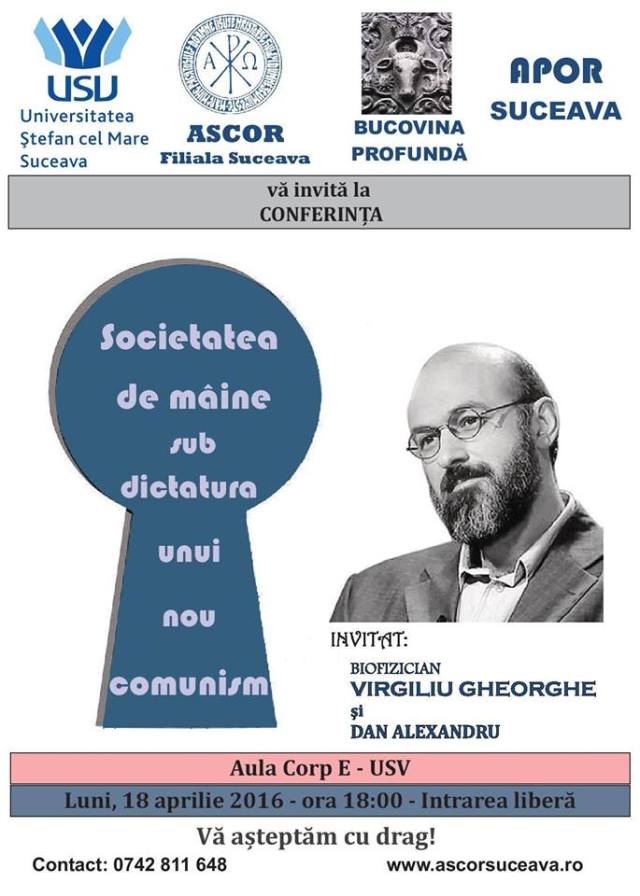 Virgiliu Gheorghe la Suceava