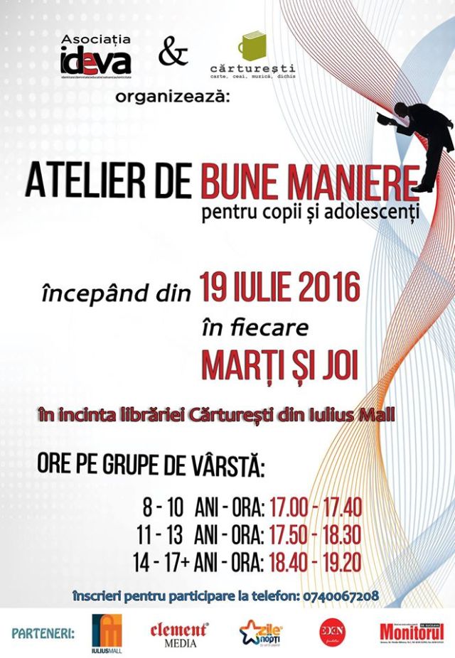 Atelier de bune maniere la Suceava