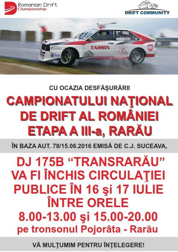 campionatul nationa de drift 2016 Rarau