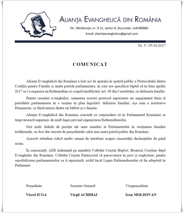 Alianta Evanghelica din Romania