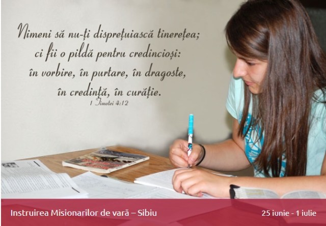 Instruirea misionarilor de vara