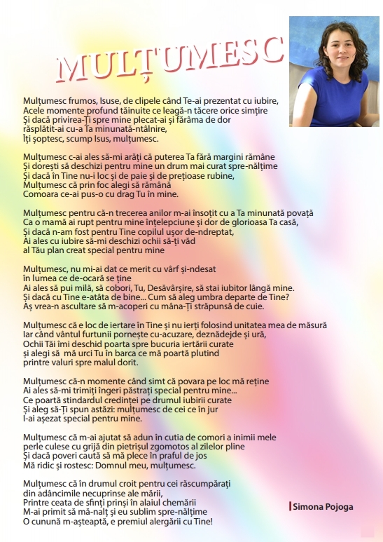 Multumesc Simona Pojoga