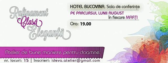 atelier de bune maniere pentru doamne