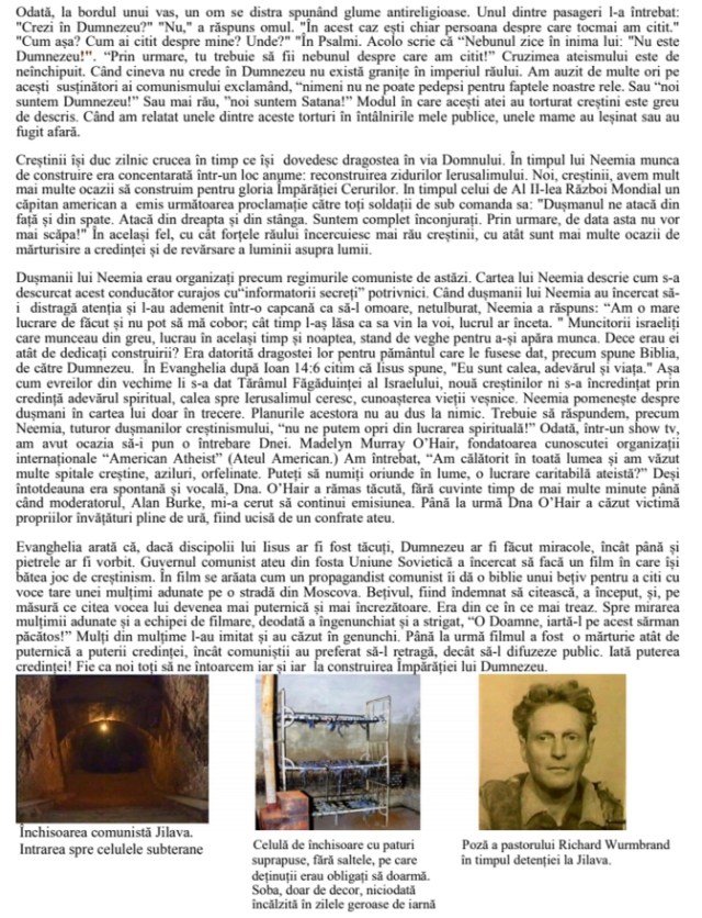 Richard Wurmbrand articol