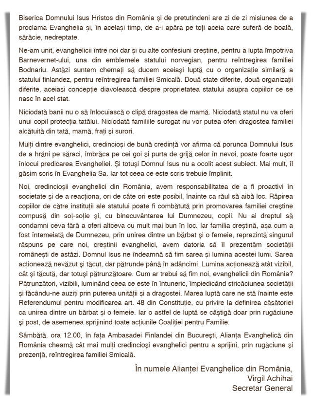 Alianta Evanghelica din Romania