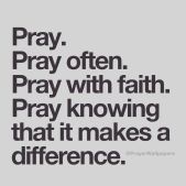 Pray often
