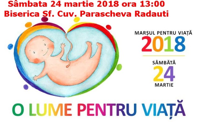 Marsul pentru viata la Radauti