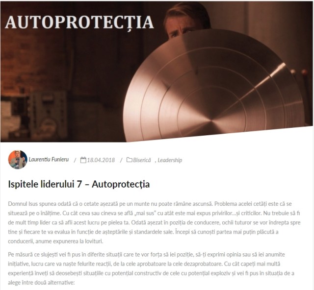 Autoprotectia liderului