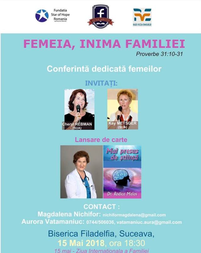 conferinta pentru femei la Suceava