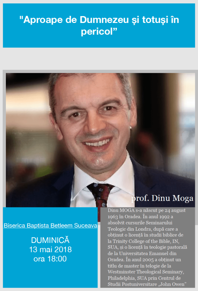 Dinu Moga la biserica Betleem