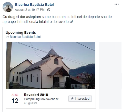 Biserica Betel Campulung Moldovemesc