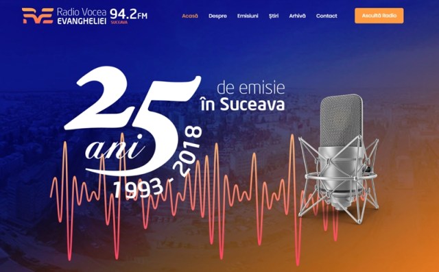 site Radio Vocea Evangheliei Suceava