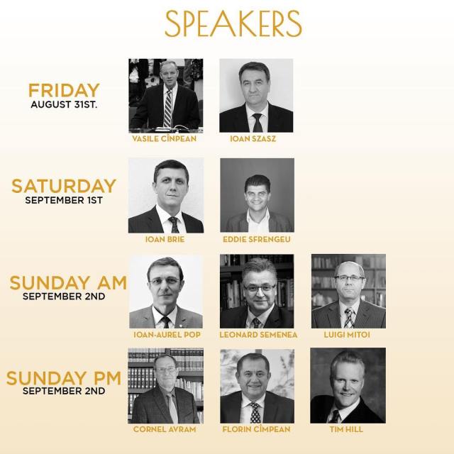 vorbitorii la Conventia 50