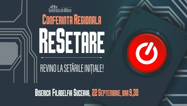 conferinta regionala ReSetare